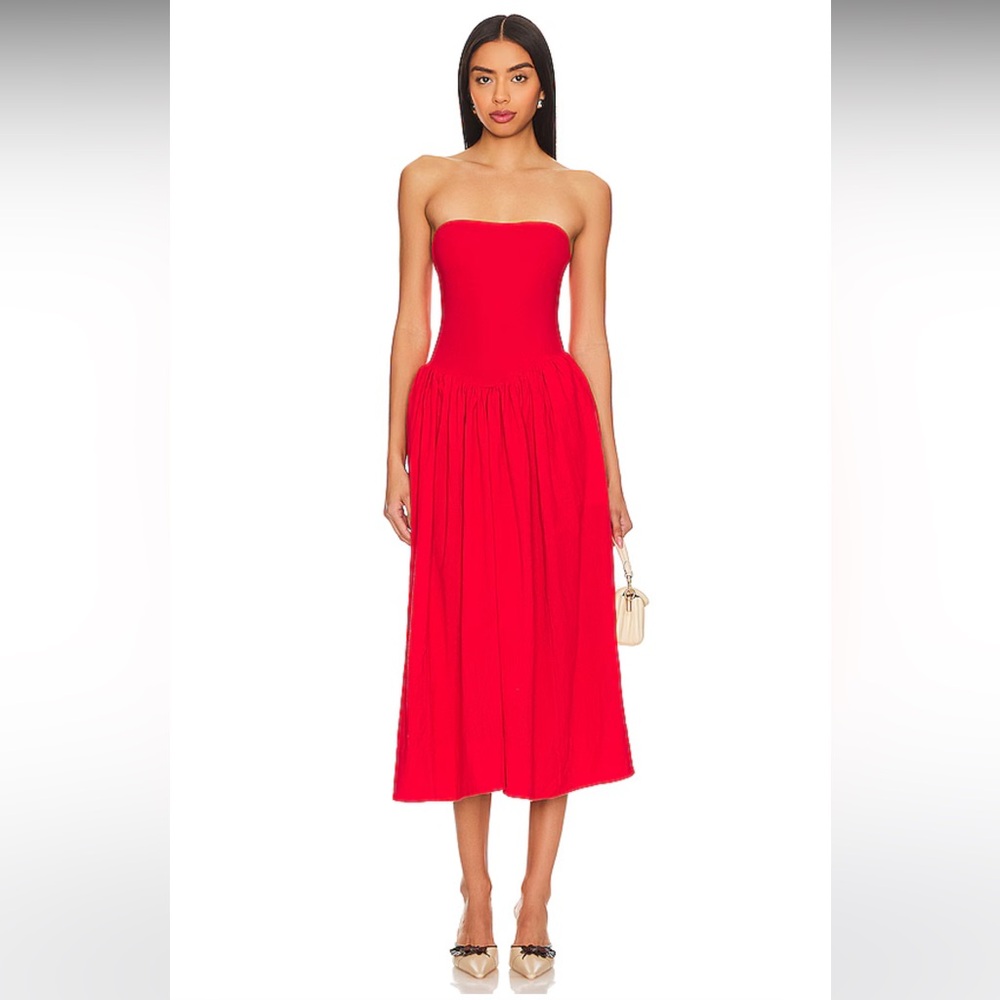 Free People Onda Tube Dress in Red